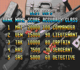 Lethal Enforcers Gun screenshot 3 for Sega Mega Drive